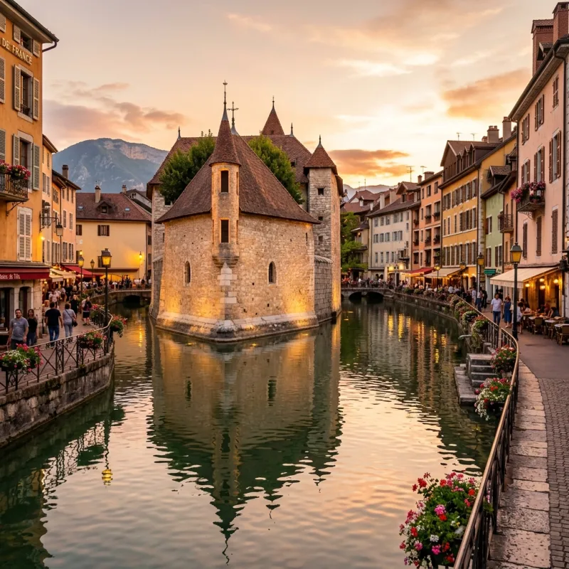 Vue de la ville de Annecy