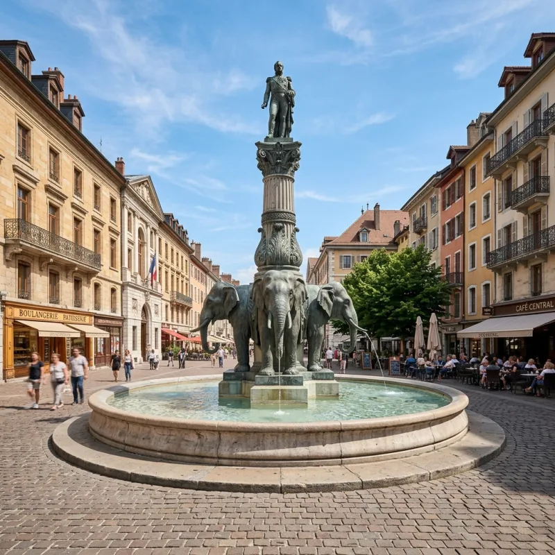 Vue de la ville de Chambéry