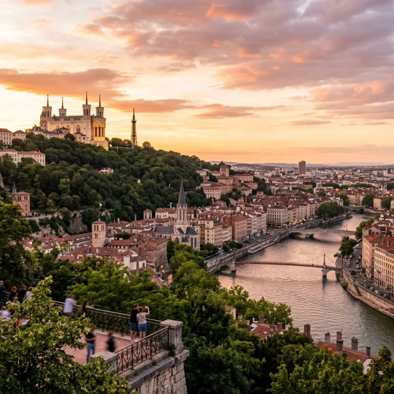 Vue de la ville de Lyon